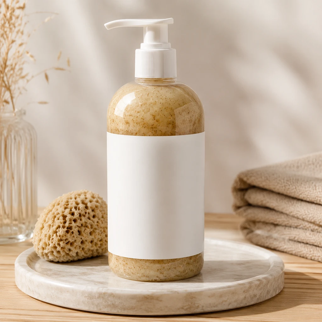 exfoliating and smoothing soap body wash